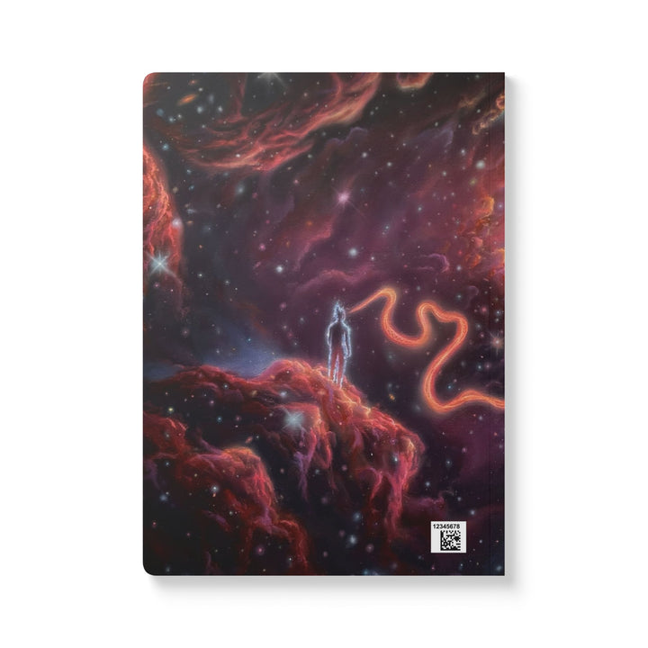Infinity Nebula Journal — Cosmic Softcover Notebook with Illustrated Inside Prints