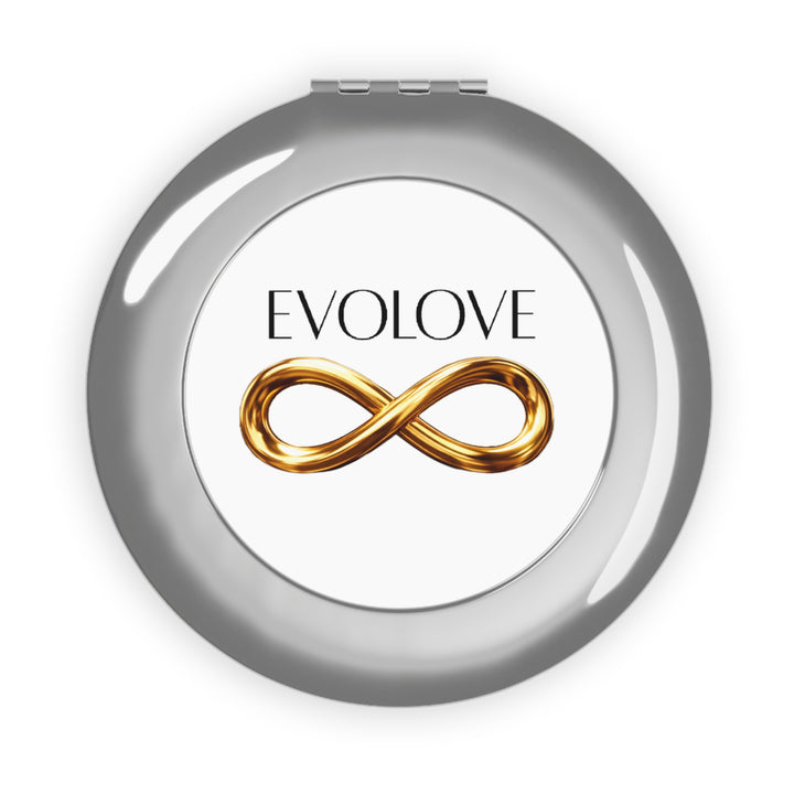 Compact Travel Mirror — EVOLVE Gold Infinity Pocket Mirror
