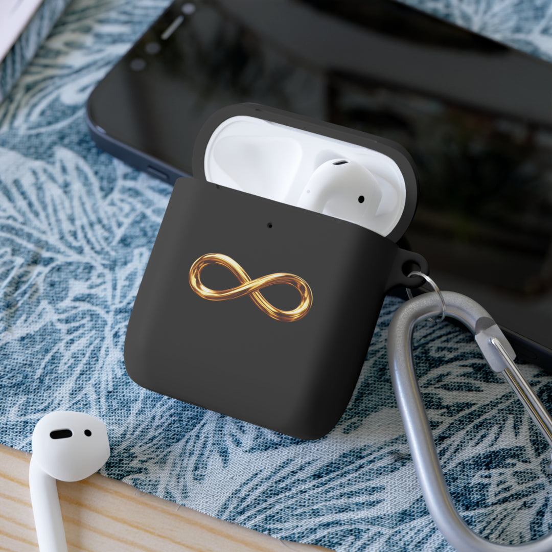 Infinity Gold AirPods Case — Minimal Metallic Infinity Symbol AirPods Pro & AirPods Cover