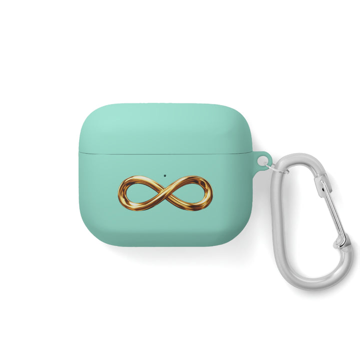Infinity Gold AirPods Case — Minimal Metallic Infinity Symbol AirPods Pro &amp; AirPods Cover
