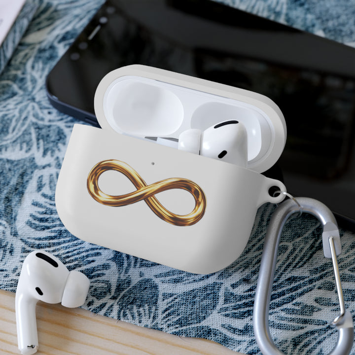 Infinity Gold AirPods Case — Minimal Metallic Infinity Symbol AirPods Pro & AirPods Cover