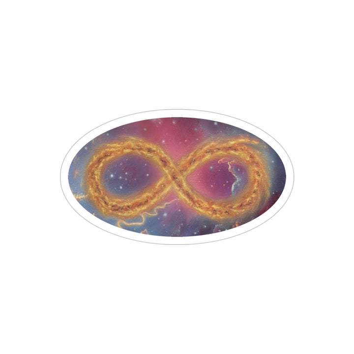 Infinity Flame Die-Cut Outdoor Sticker