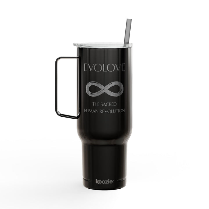 Evolove Infinity 40oz Engraved Insulated Tumbler with Lid & Handle