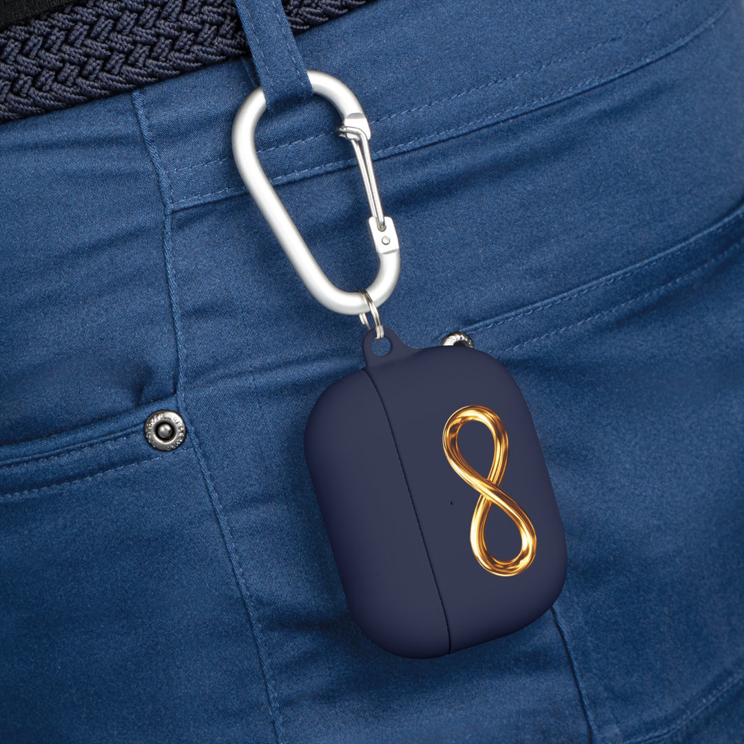 Infinity Gold AirPods Case — Minimal Metallic Infinity Symbol AirPods Pro &amp; AirPods Cover