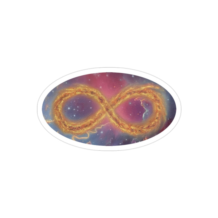 Infinity Flame Die-Cut Outdoor Sticker