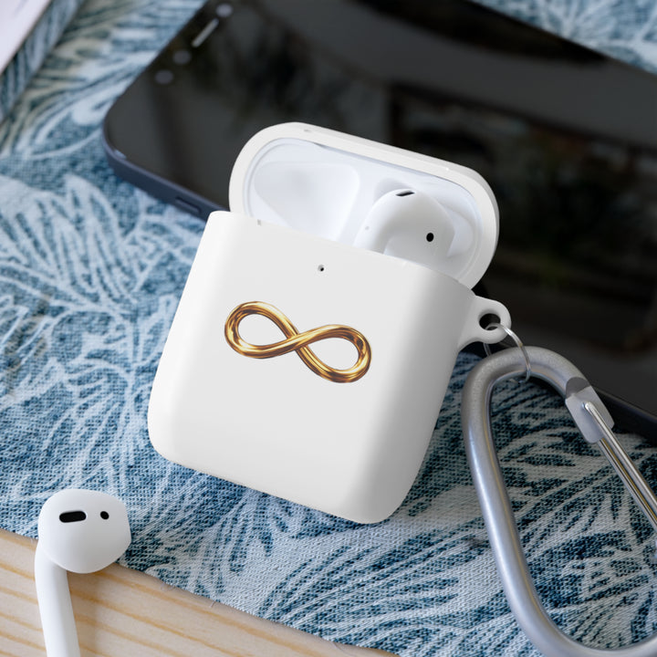Infinity Gold AirPods Case — Minimal Metallic Infinity Symbol AirPods Pro & AirPods Cover