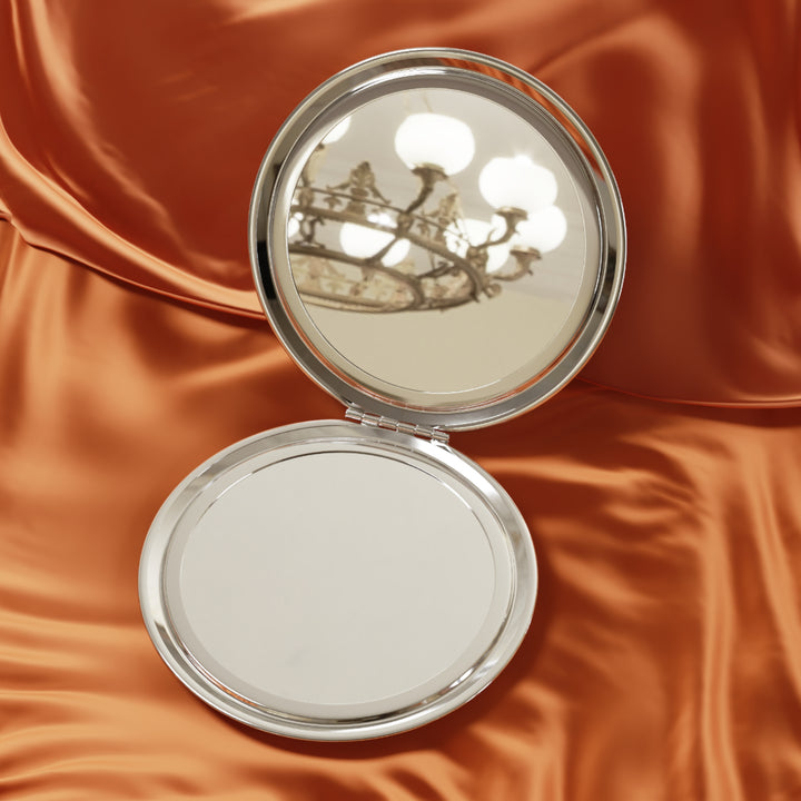 Compact Travel Mirror — EVOLVE Gold Infinity Pocket Mirror