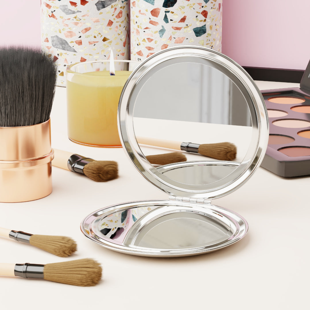 Compact Travel Mirror — EVOLVE Gold Infinity Pocket Mirror