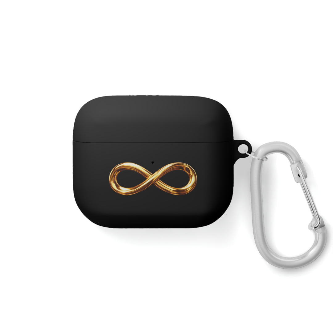 Infinity Gold AirPods Case — Minimal Metallic Infinity Symbol AirPods Pro & AirPods Cover