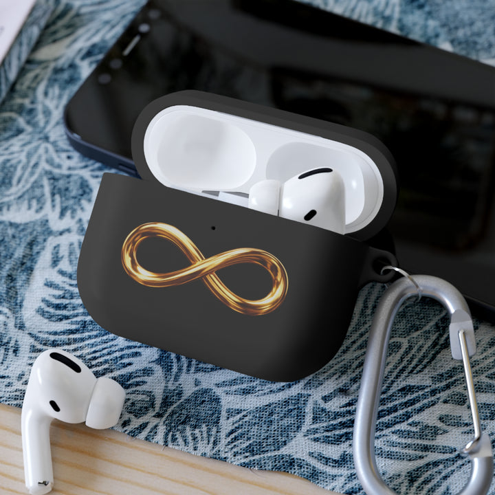Infinity Gold AirPods Case — Minimal Metallic Infinity Symbol AirPods Pro & AirPods Cover