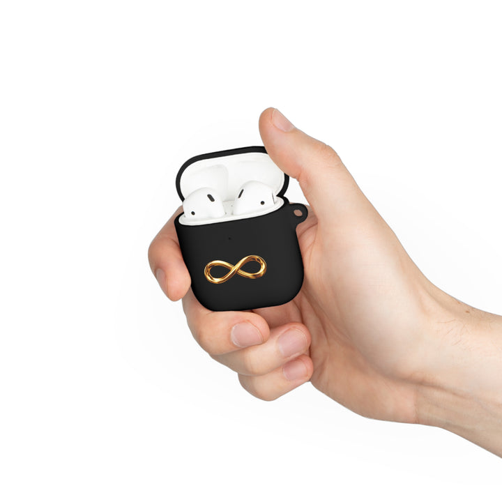 Infinity Gold AirPods Case — Minimal Metallic Infinity Symbol AirPods Pro & AirPods Cover