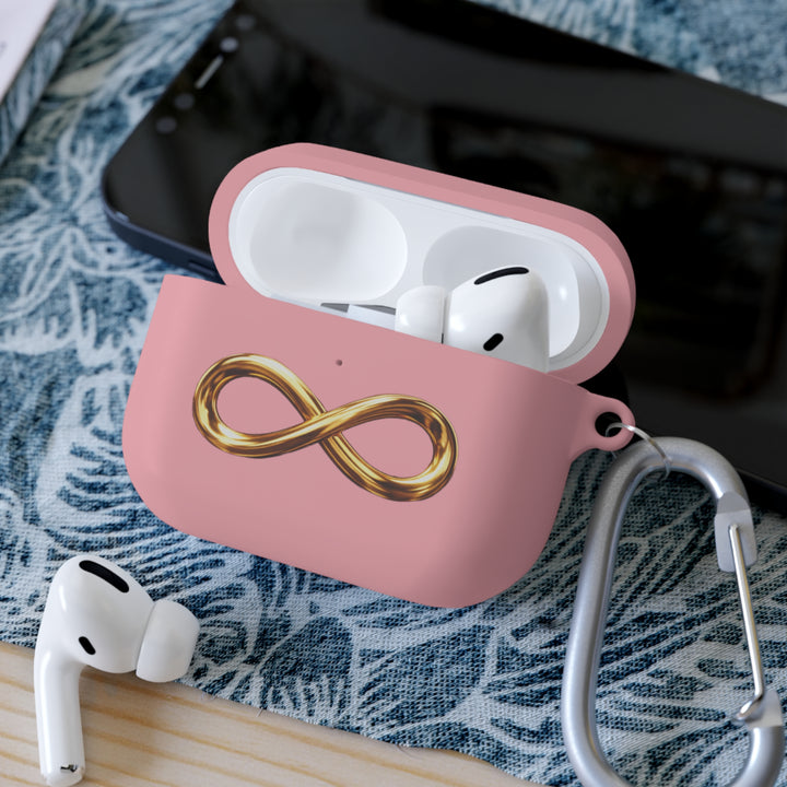 Infinity Gold AirPods Case — Minimal Metallic Infinity Symbol AirPods Pro &amp; AirPods Cover