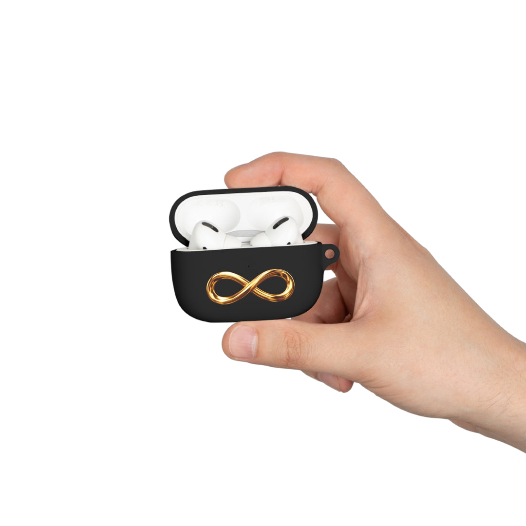 Infinity Gold AirPods Case — Minimal Metallic Infinity Symbol AirPods Pro & AirPods Cover